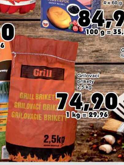 Grilovací brikety 2,5 kg JIP