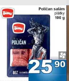 Poličan salám plátky 100 g