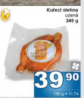 Kuřecí stehna uzená 340 g