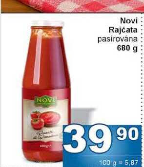 Novi Rajčata pasirována 680 g 