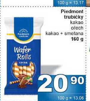 Piedmont trubičky 160 g