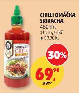CHILLI OMÁČKA SRIRACHA, 450 ml  
