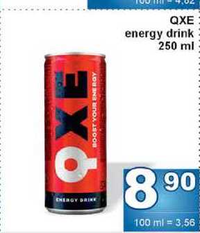 QXE energy drink 250 ml