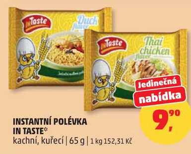 INSTANTNÍ POLÉVKA IN TASTE*, 65 g