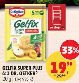 GELFIX SUPER PLUS 4:1 DR. OETKER, 20 g