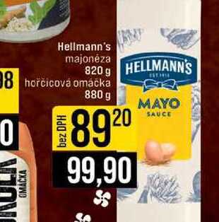 Hellmann's majonéza 820 g