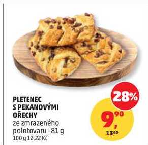 PLETENEC S PEKANOVÝMI OŘECHY, 81 g
