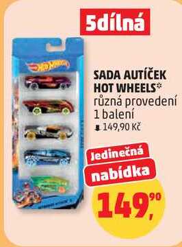 SADA AUTÍČEK HOT WHEELS Penny Market