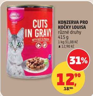 KONZERVA PRO KOČKY LOUISA, 415 g