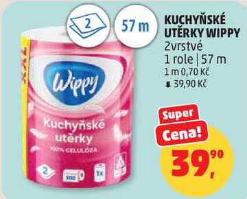 KUCHYŇSKÉ UTĚRKY WIPPY, 1 role Penny Market