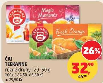 ČAJ TEEKANNE, 20-50 g  