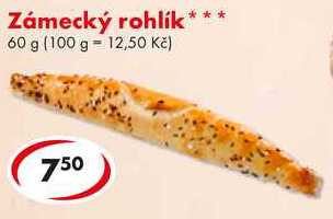 Zámecký rohlík, 60 g