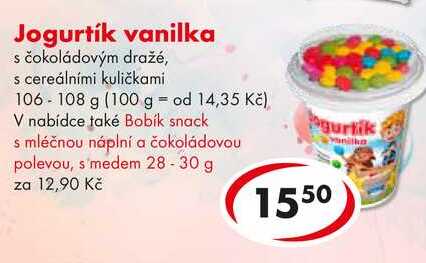 Jogurtík vanilka, 106-108 g