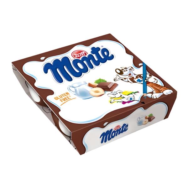 Zott Monte Mléčný dezert s čokoládou a lískovými oříšky 4x55g