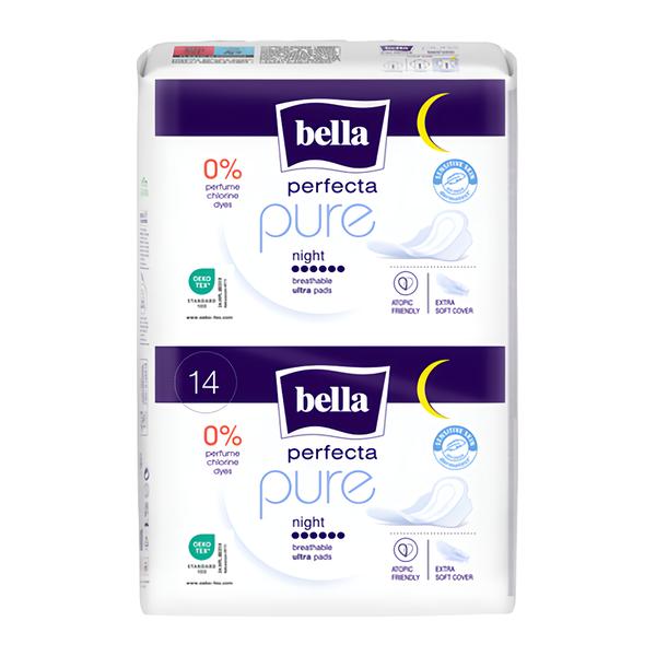 Bella Perfecta Pure Night Ultratenké noční menstruační vložky Košík.cz