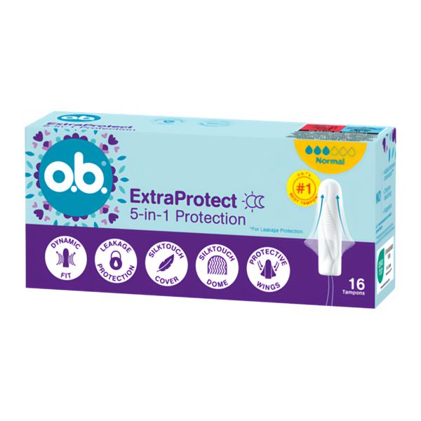 O.b. Tampóny Extra Protect Normal Košík.cz