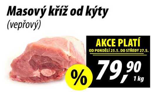 Masový kříž od kýty (vepřový), 1 kg