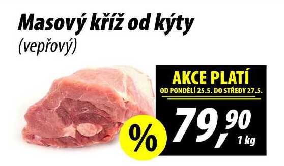 Masový kříž od kýty (vepřový), 1 kg 