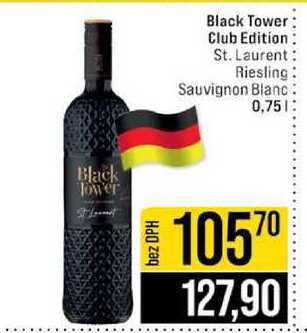 Black Tower Club Edition St. Laurent Riesling Sauvignon Blanc 0,75l
