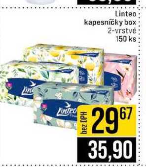 Linteo kapesničky box 2-vrstvé 150 ks JIP