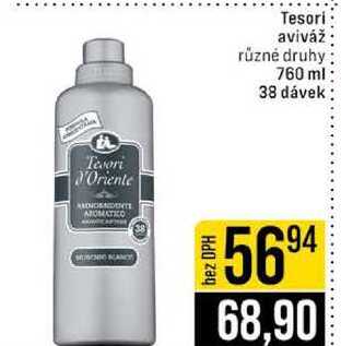 Tesori aviváž různé druhy 760 ml 38 dávek JIP