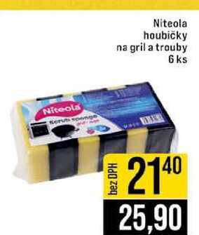 Niteola houbičky na gril a trouby 6 ks 