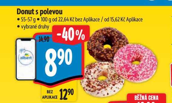Donut s polevou 55-57 g