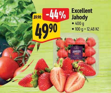 Excellent Jahody 400 g