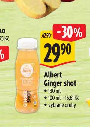Albert Ginger shot 180 ml