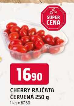 CHERRY RAJČATA ČERVENÁ 250 g