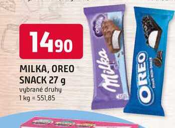 OREO SNACK 27 g vybrané druhy