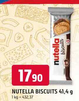 NUTELLA BISCUITS 41,4 g