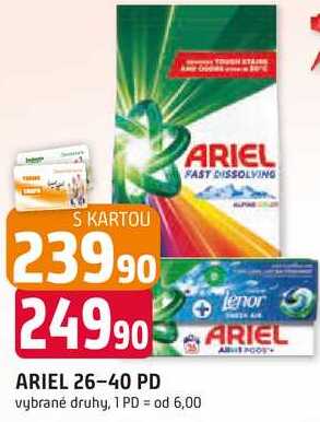 ARIEL 26-40 PD vybrané druhy Trefa