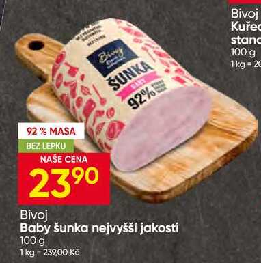 Baby šunka nejvyšší jakosti 100 g 