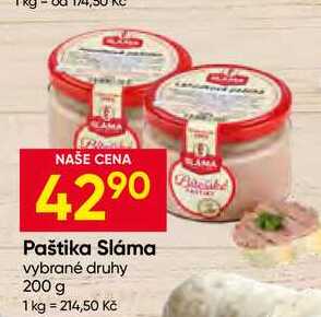 Paštika Sláma vybrané druhy 200 g