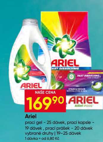 Ariel prací gel - 25 dávek Hruška