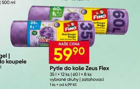 Fino Zeus pytle na odpadky zatahovací 35l 12 ks Hruška