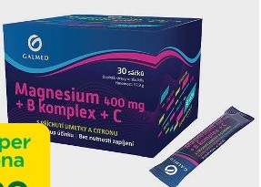 Magnesium 400 mg + B komplex + C 30 sáčků