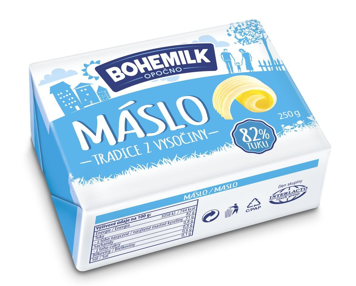 Bohemilk máslo, 250 g v akci