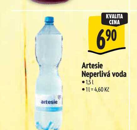 Artesie Neperlivá voda 1,5 l