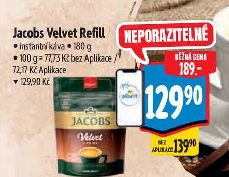 Jacobs Velvet Refill 180 g