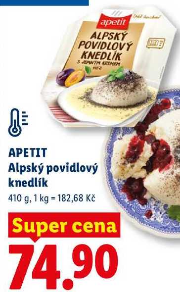 APETIT Alpský povidlový knedlík, 410 g 