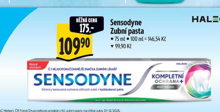 Sensodyne Zubní pasta 75 ml Albert