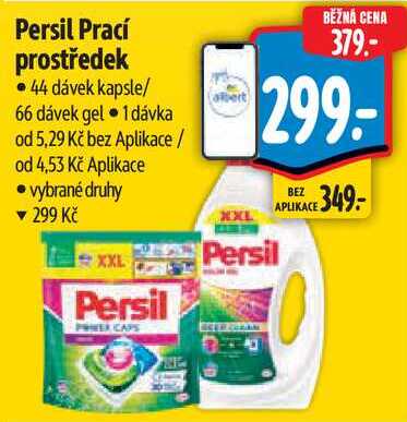 Persil Prací prostředek, 44 dávek kapsle/66 dávek gel Albert