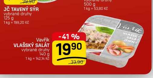 VLAŠSKÝ SALÁT vybrané druhy 140 g