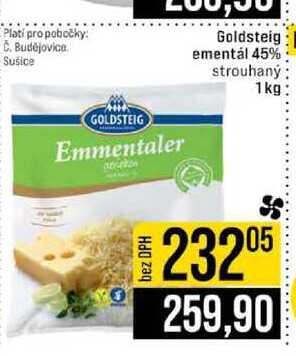 Goldsteig ementál 45% strouhaný 1 kg