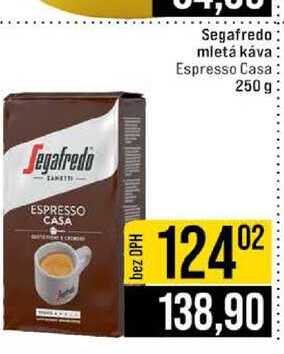 Segafredo mletá káva Espresso Casa 250 g