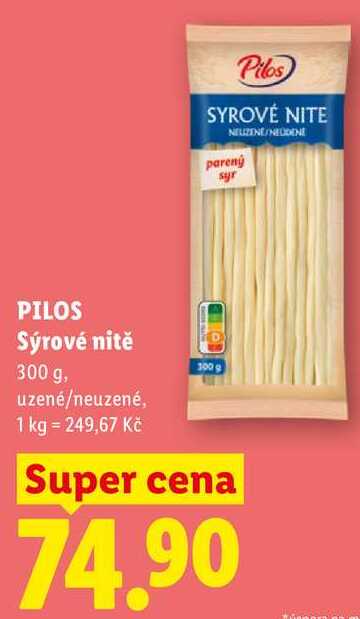 PILOS Sýrové nitě, 300 g