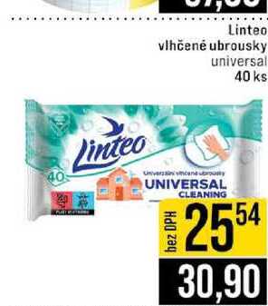 Linteo vlhčené ubrousky universal 40 ks