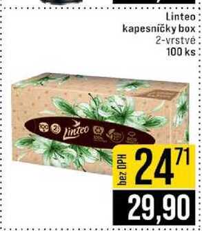 Linteo kapesničky box 2-vrstvé 100 ks JIP